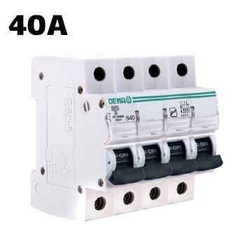 فیوز مینیاتوری تیپ C سه فاز و نول 40 آمپر دنا الکتریک